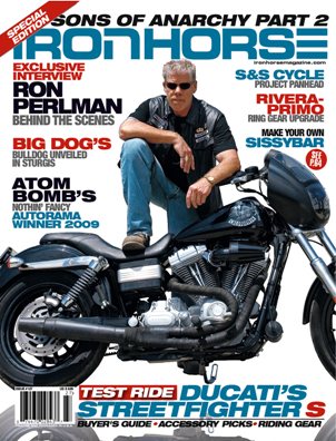 Iron Horse motorcycle magazine issue 127 from 2009